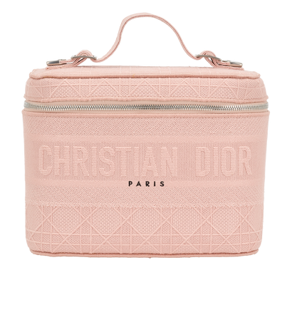 Christian Dior Diortravel Vanity Case, &pound;850, Accessories, Pink, Canvas, Front view